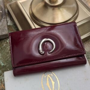 Cartier leathear 6‎ key ring holder